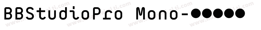 BBStudioPro Mono字体转换